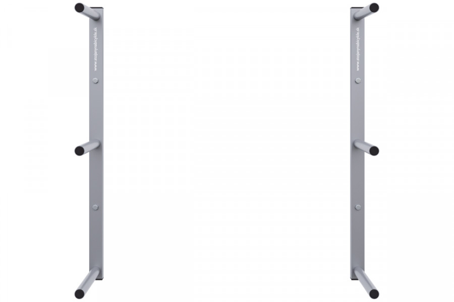 Síléctartó, 3 személyes, vízszintes 