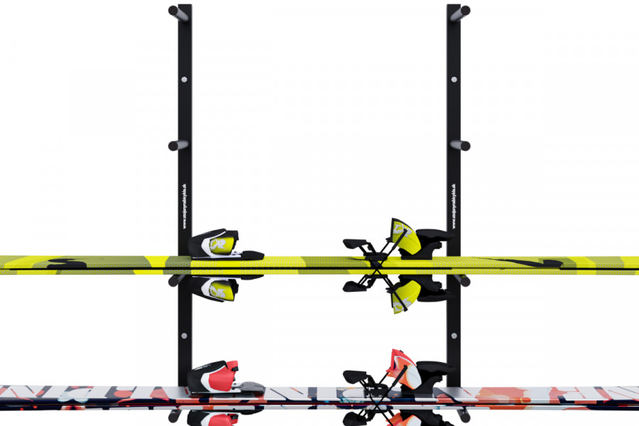 Síléctartó, 4 személyes, vízszintes 