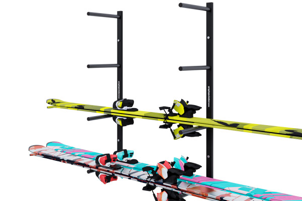 Snowboard tartó, 4 férőhelyes, vízszintes 