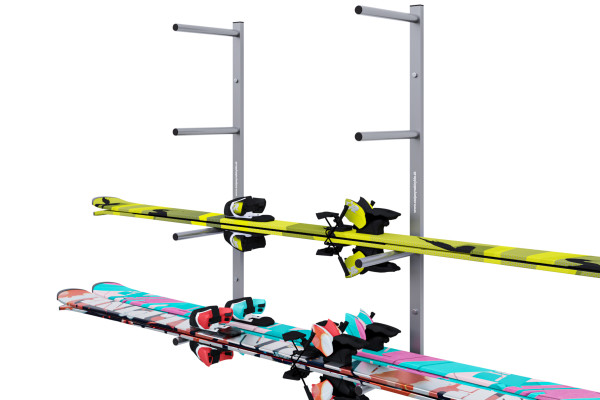 Snowboard tartó, 4 férőhelyes, vízszintes 