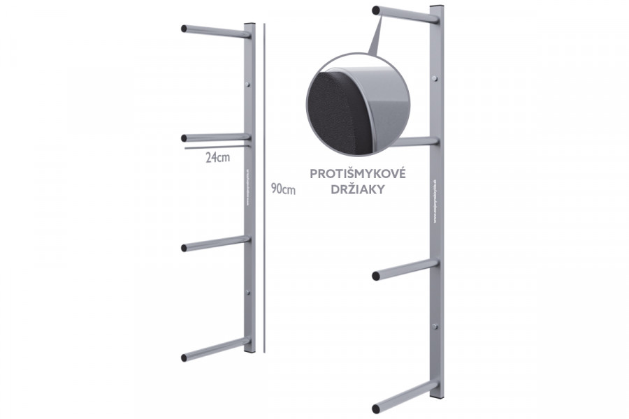 Síléctartó, 8 férőhelyes, vízszintes 