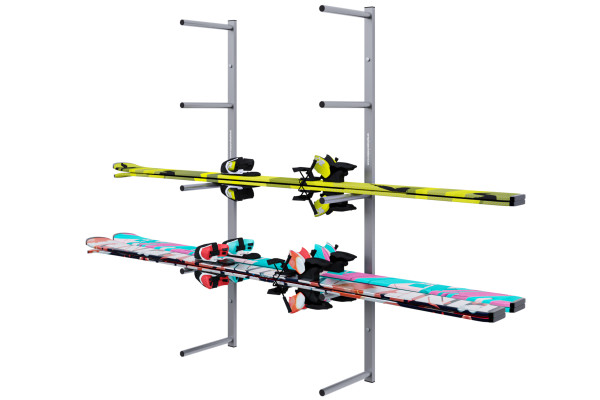 Snowboard tartó, 5 férőhelyes, vízszintes 