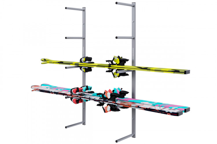 Snowboard tartó, 5 férőhelyes, vízszintes 