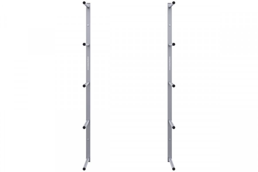 Snowboard tartó, 5 férőhelyes, vízszintes 