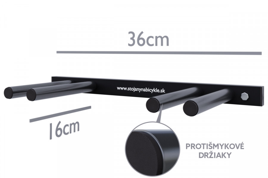 Síléctartó, 2 személyes, függőleges