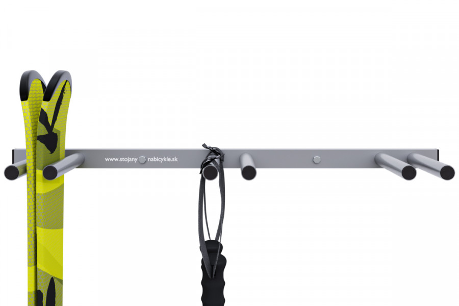 Síléctartó, 3 személyes, függőleges