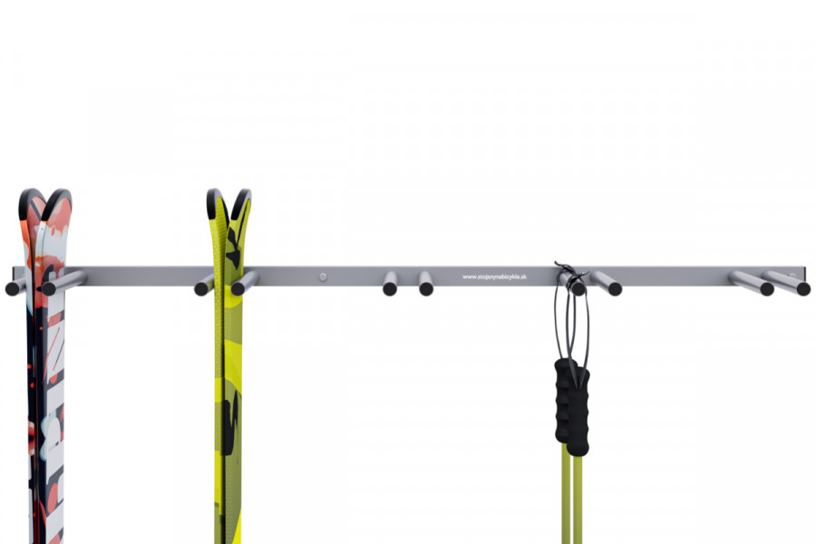 Síléctartó, 5 személyes, függőleges