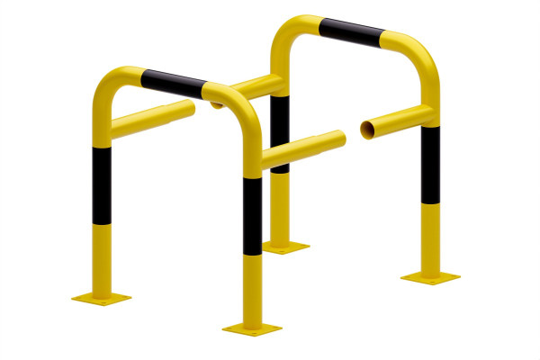 Ütésálló oszlopvédelem, négyoldalas, 60x60x60cm