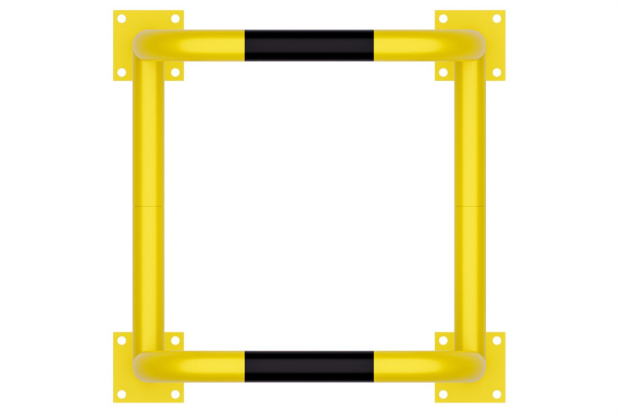 Ütésálló oszlopvédelem, négyoldalas, 60x60x80cm