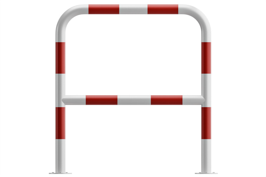 Biztonsági korlát keresztléccel, 100 cm