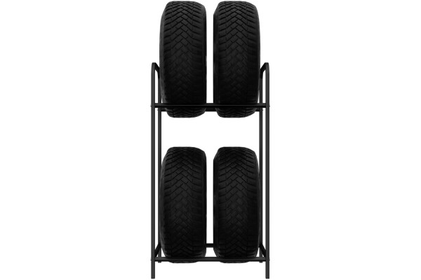4 db 4x235-ös gumiabroncs tartó, 47 cm, fekete