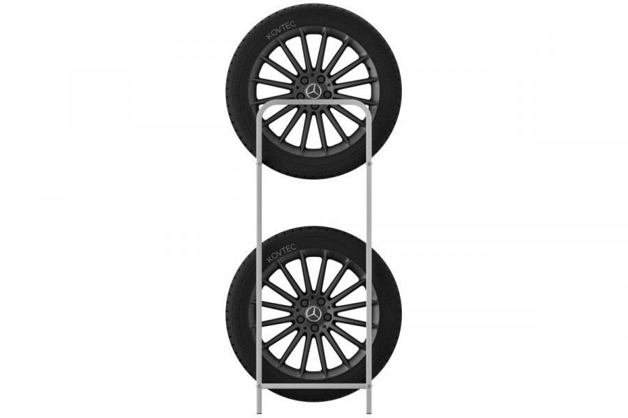 4 db 4x250-es gumiabroncs tartó, 50 cm, horganyzott