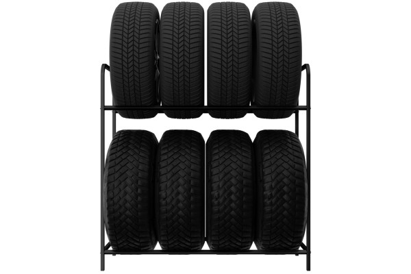 Gumiabroncs-tároló, 8 személyes, 94 cm, fekete