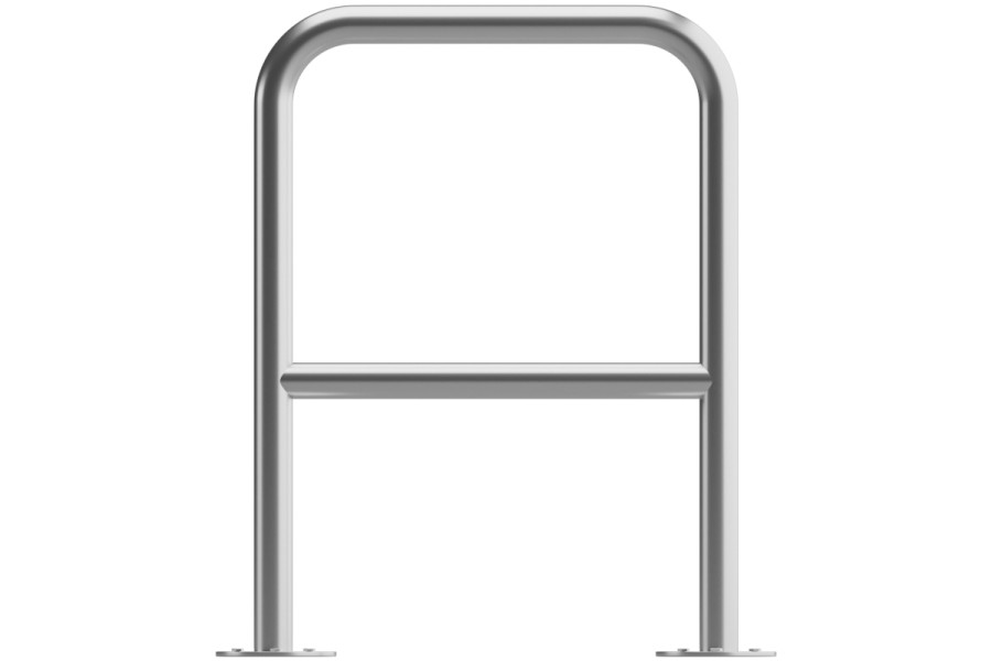 U alakú kerékpártartó keresztléccel 60x80cm, Ø 48,3 mm, horganyzott