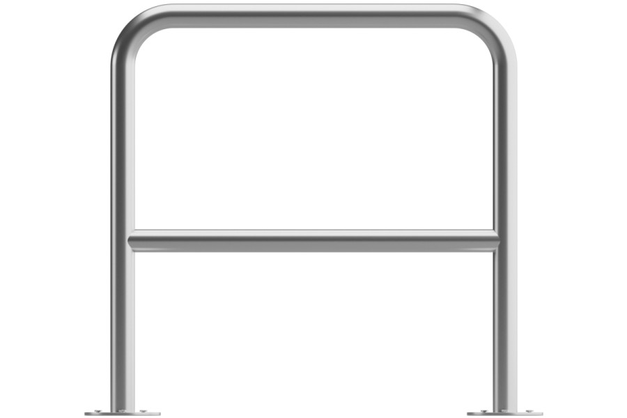 U alakú kerékpártartó keresztléccel 80x80cm, Ø 48,3 mm, horganyzott