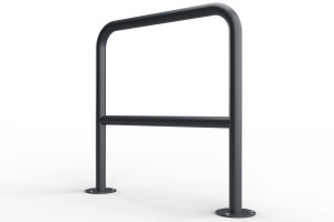 U alakú kerékpártartó keresztrúddal 80x80cm, Ø 48,3 mm, színes