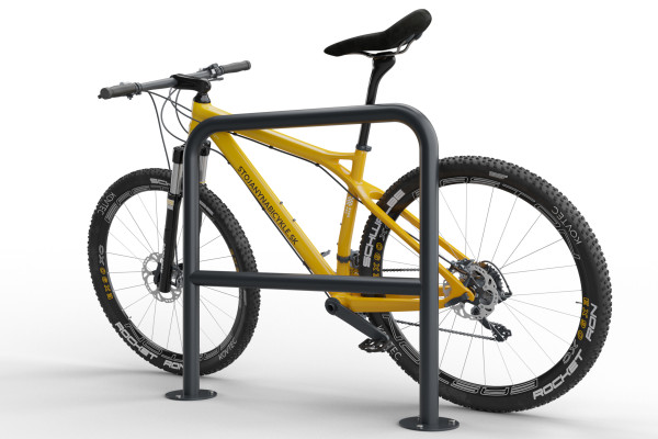 U alakú kerékpártartó keresztléccel 100x80cm, Ø 48,3 mm, Színes