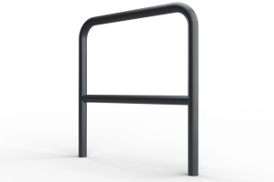 U alakú kerékpártartó keresztléccel 80x80cm, Ø 48,3 mm, beton, színes