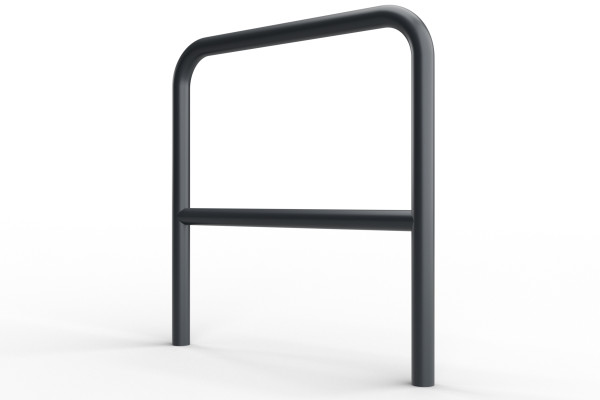 U alakú kerékpártartó keresztléccel 80x80cm, Ø 48,3 mm, beton, színes