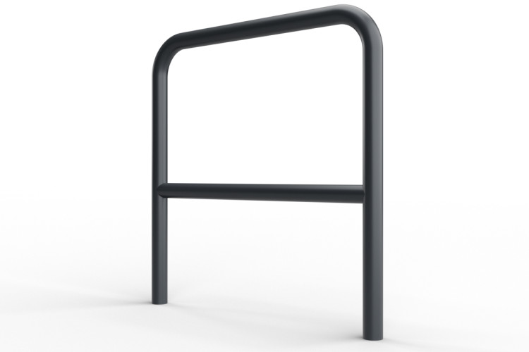 U alakú kerékpártartó keresztléccel 80x80cm, Ø 48,3 mm, beton, színes