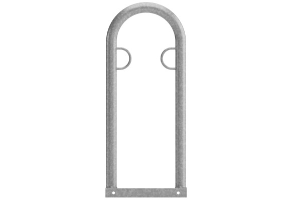 U alakú kerékpártámasz alapkereten, horganyzott