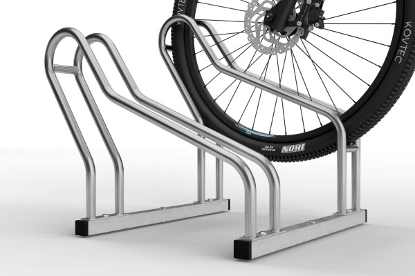 ALFA MAXI két kerékpártartó szűk helyekre, rozsdamentes acél