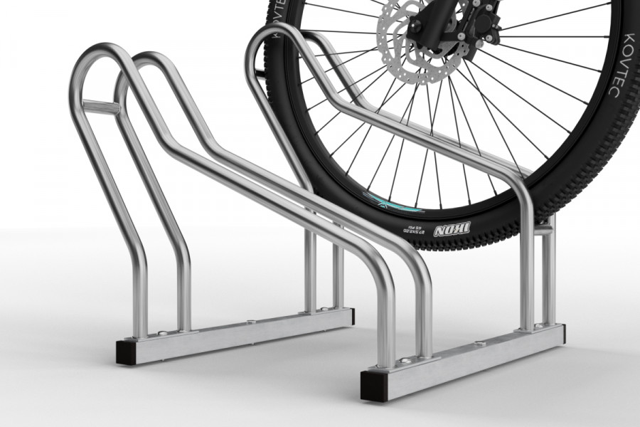 ALFA MAXI két kerékpártartó szűk helyekre, rozsdamentes acél