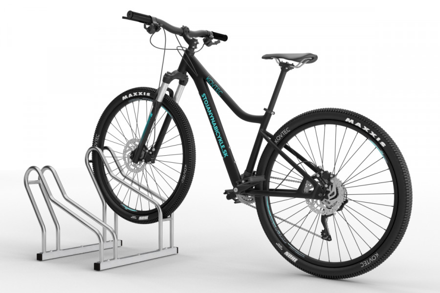 ALFA MAXI két kerékpártartó szűk helyekre, rozsdamentes acél