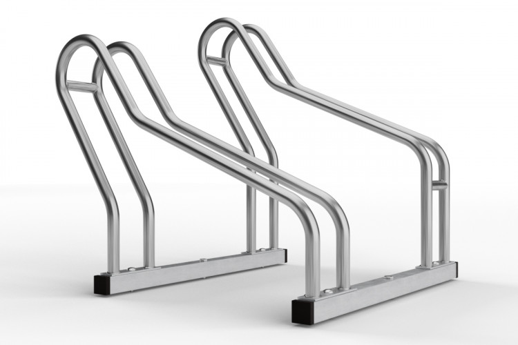 ALFA MAXI két kerékpártartó szűk helyekre, rozsdamentes acél