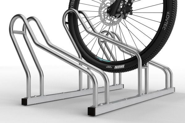 ALFA MAXI 3 kerékpártartó szűk helyekre, rozsdamentes acél