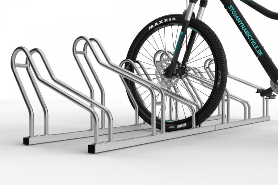 ALFA MAXI 6 kerékpártartó szűk helyekre, rozsdamentes acél