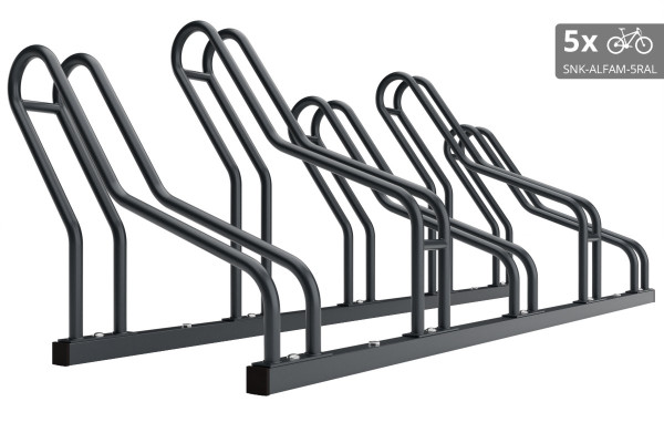 ALFA MAXI 5 kerékpártartó szűk helyekre, színes