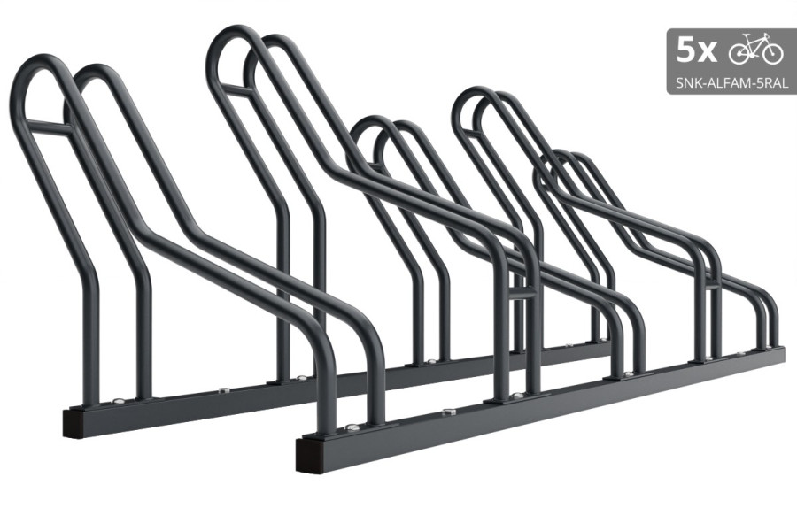 ALFA MAXI 5 kerékpártartó szűk helyekre, színes