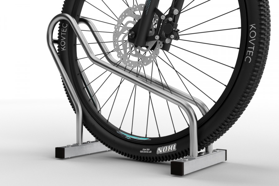 ALFA kerékpártartó, rozsdamentes acél