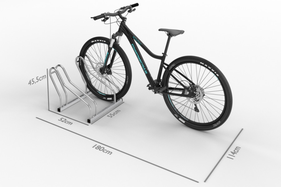 ALFA kétkerékpár-tartó, rozsdamentes acél