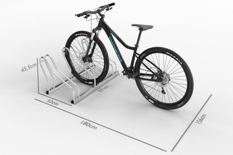 ALFA 3 kerékpártartó, horganyzott