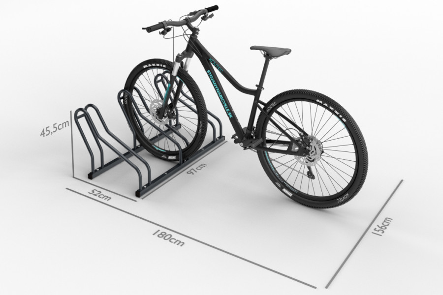 ALFA 3 kerékpártartó, színes