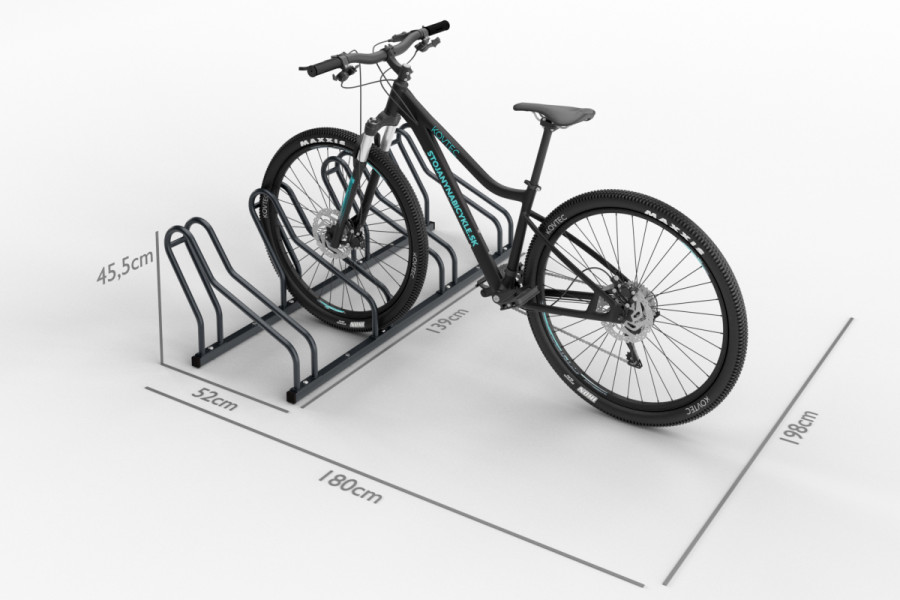 ALFA 4 kerékpártartó, színes