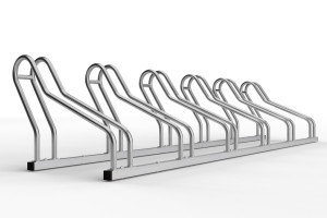 ALFA kerékpártároló 6 férőhelyes, rozsdamentes acél