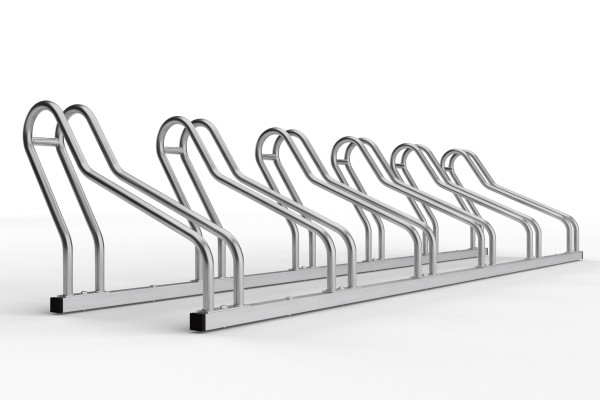 ALFA kerékpártároló 6 férőhelyes, rozsdamentes acél