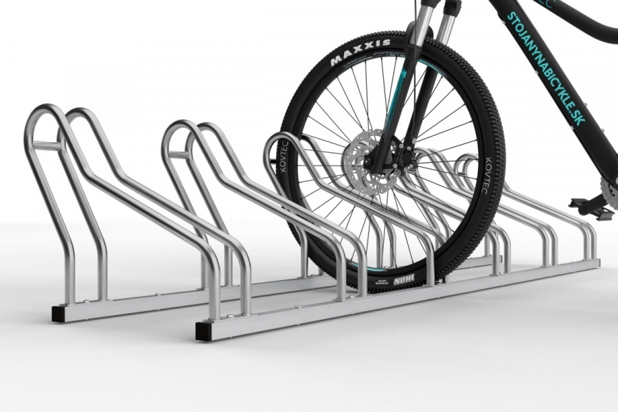 ALFA kerékpártároló 6 férőhelyes, rozsdamentes acél