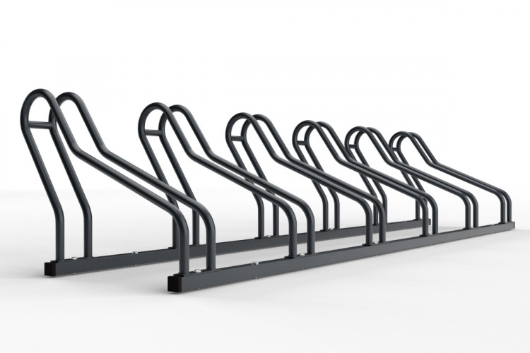 Kerékpártároló 6 férőhelyes ALFA, színes