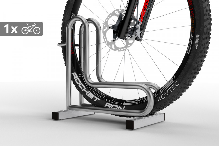 IQ kerékpártároló 1 férőhelyes, rozsdamentes acél