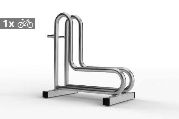 IQ kerékpártároló 1 férőhelyes, rozsdamentes acél