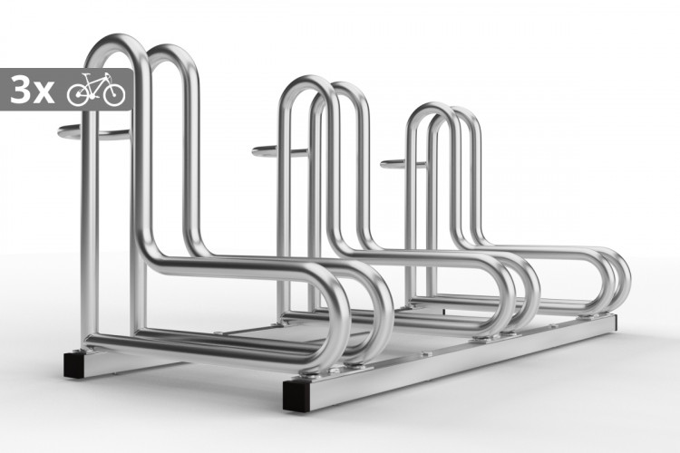 IQ 3 személyes kerékpártároló, horganyzott