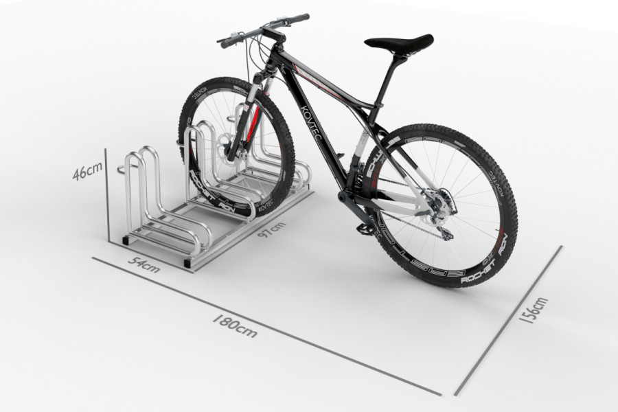 IQ 3 személyes kerékpártároló, horganyzott