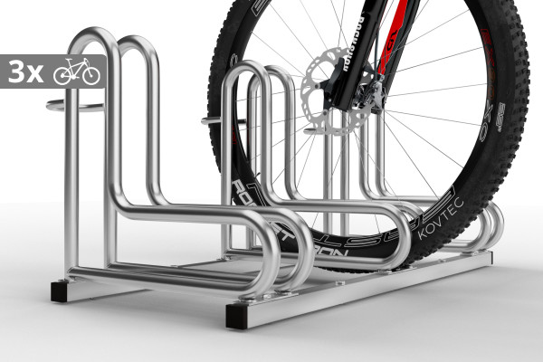 IQ 3 személyes kerékpártároló, horganyzott