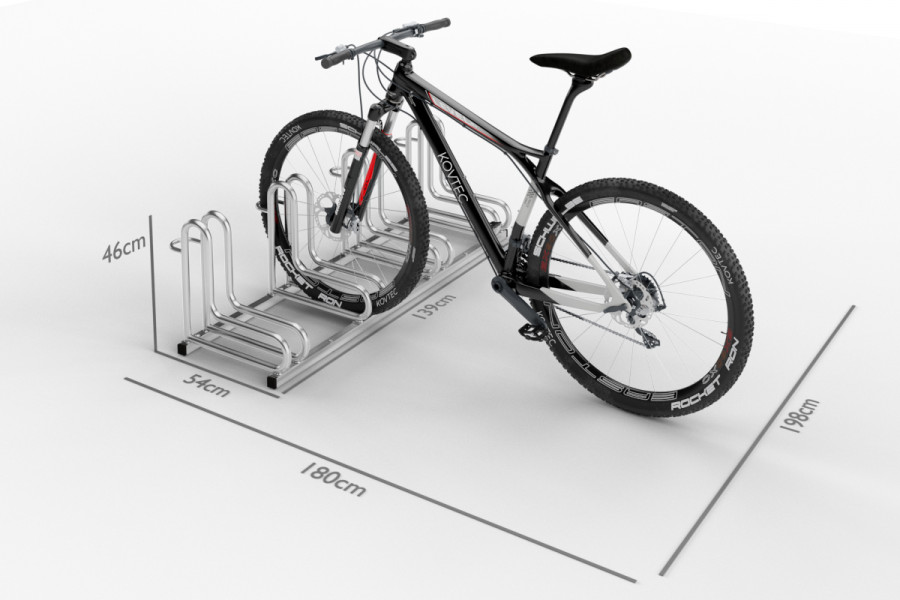 IQ kerékpártároló 4 személyes, horganyzott