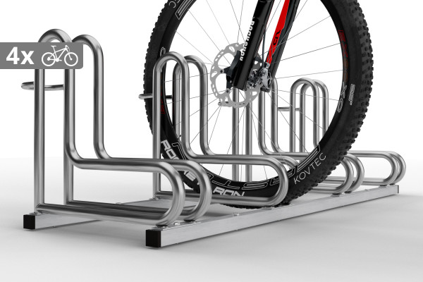 IQ kerékpártároló 4 személyes, rozsdamentes acél