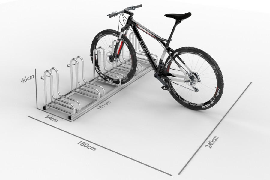 IQ kerékpártároló 5 személyes, horganyzott